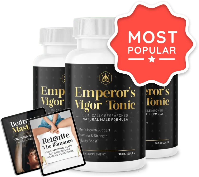 Emperor's Vigor Tonic 3 bottles — 90 day most popular supply