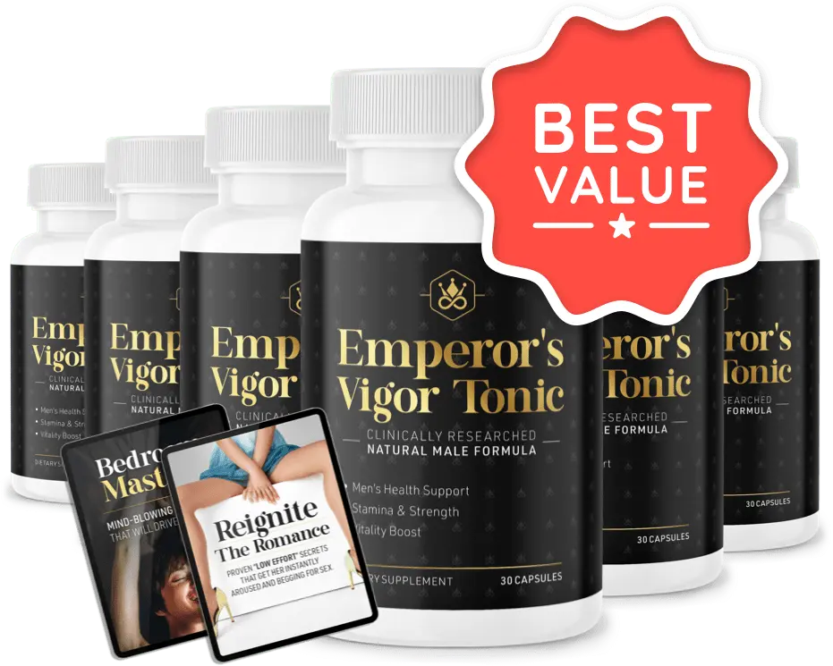 Emperor's Vigor Tonic 6 bottles — 180 day best value supply